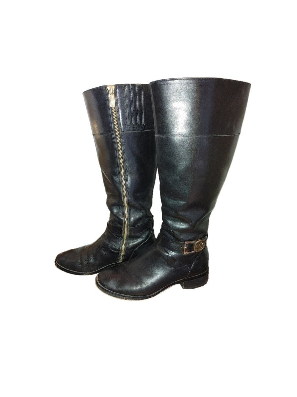 Michael Kors Rory Leather Boots Size 6M